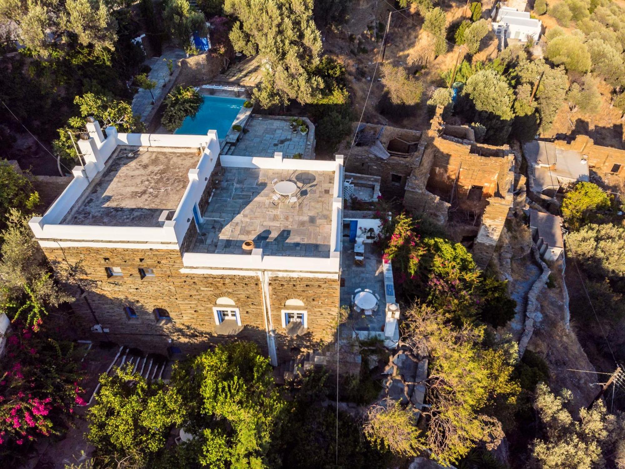 Anezas Mansion Stone-Built Traditional Villa Khónias المظهر الخارجي الصورة